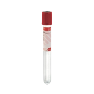 Vacutainer Vacumed® pentru biochimie/imunologie cu clot activator Capac rosu.